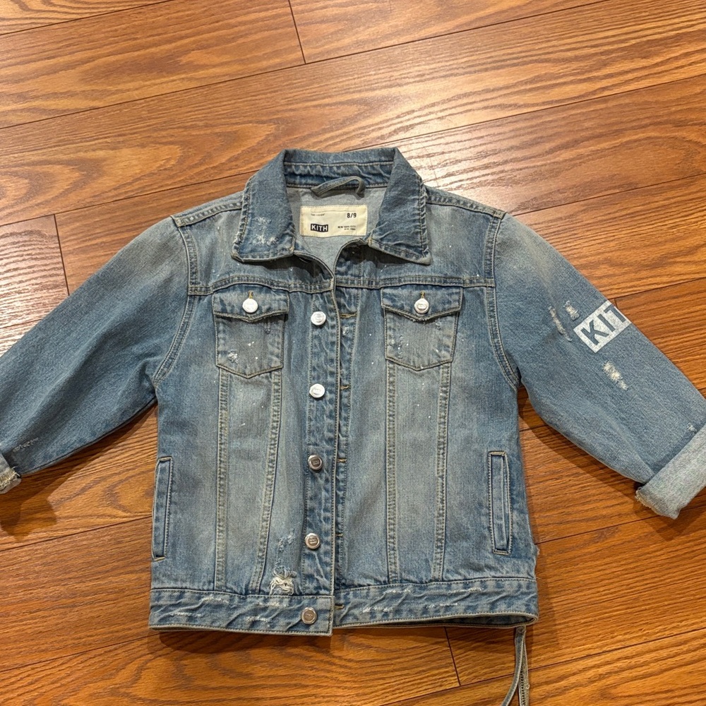 Kith Kids (Girl’s) Blue Denim Jacket / Fits XS Women